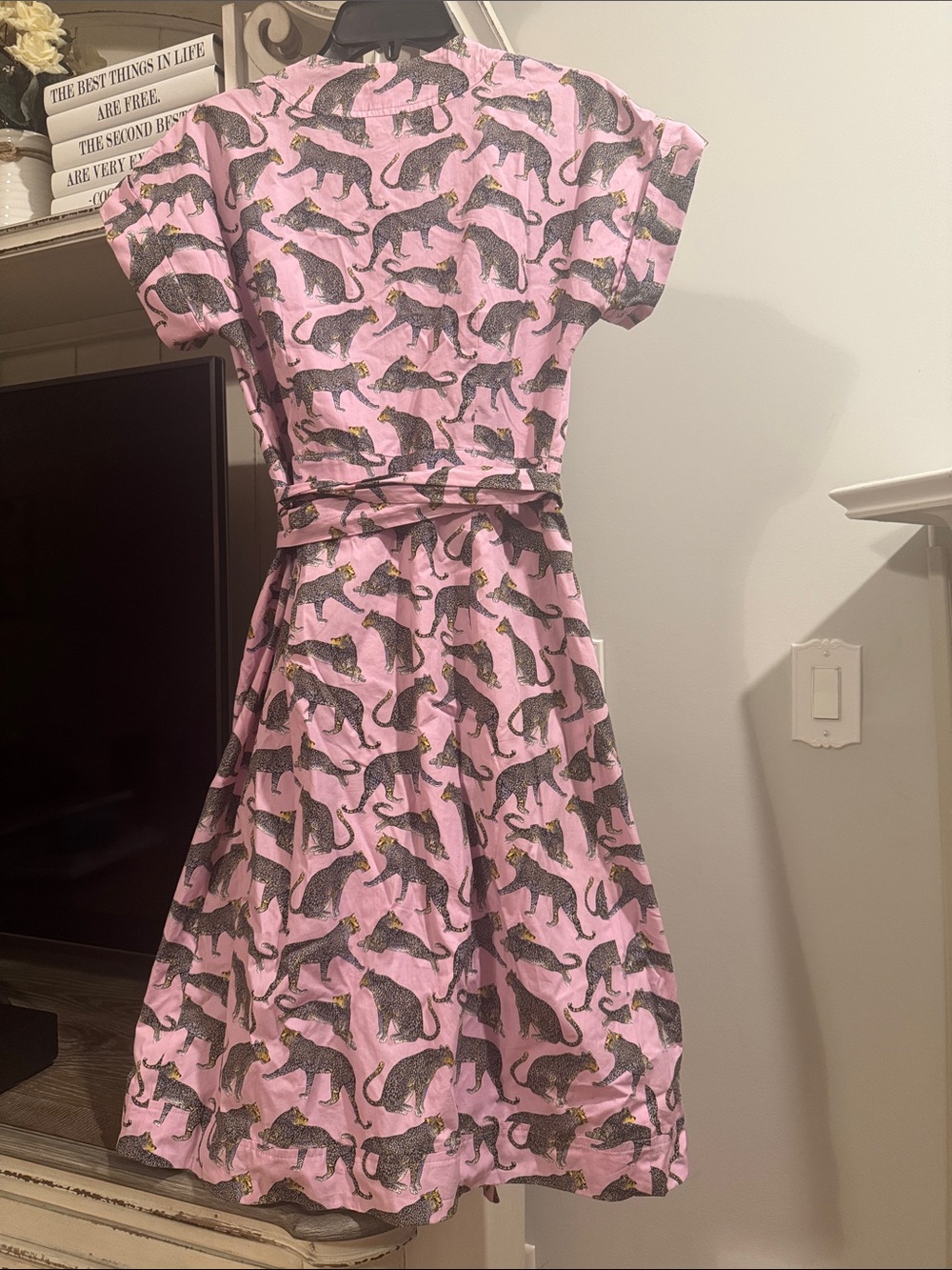J. Crew Ratti Cheetah-print Wrap Dress - Picture 6 of 8